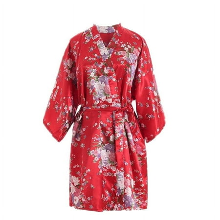 YUNAFFT Pajamas for Women Plus Size Clearance Women Sexy Kimono Dressing Gown Bath Robe Lingerie Nightdress