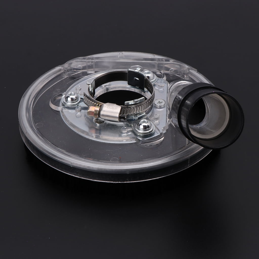 XISAOK Dust Shroud Kit Dry Grinding Cover Tool For Angle Hand Grinder Clear 80-125mm