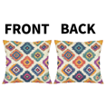 thumbnail image 4 of Herdesigns Colorful Geometric Throw Pillow Covers 22x22 Set of 2 Vintage Pillowcase Decorative Cushion Covers Home Decor for Couch Sofa Chair Bed Living Room, 4 of 7