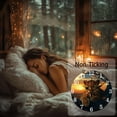 thumbnail image 4 of 12inch Leopard Wall Clock Battery Operated Silent Non Ticking Sunset Round Decorative Clock for Office Home Kitchen Decor Colorful, 4 of 9