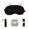 thumbnail image 3 of Unique Bargains 1 Pc Cartoon Cat Paw Eye Mask for Home Gray Fleece, 3 of 4