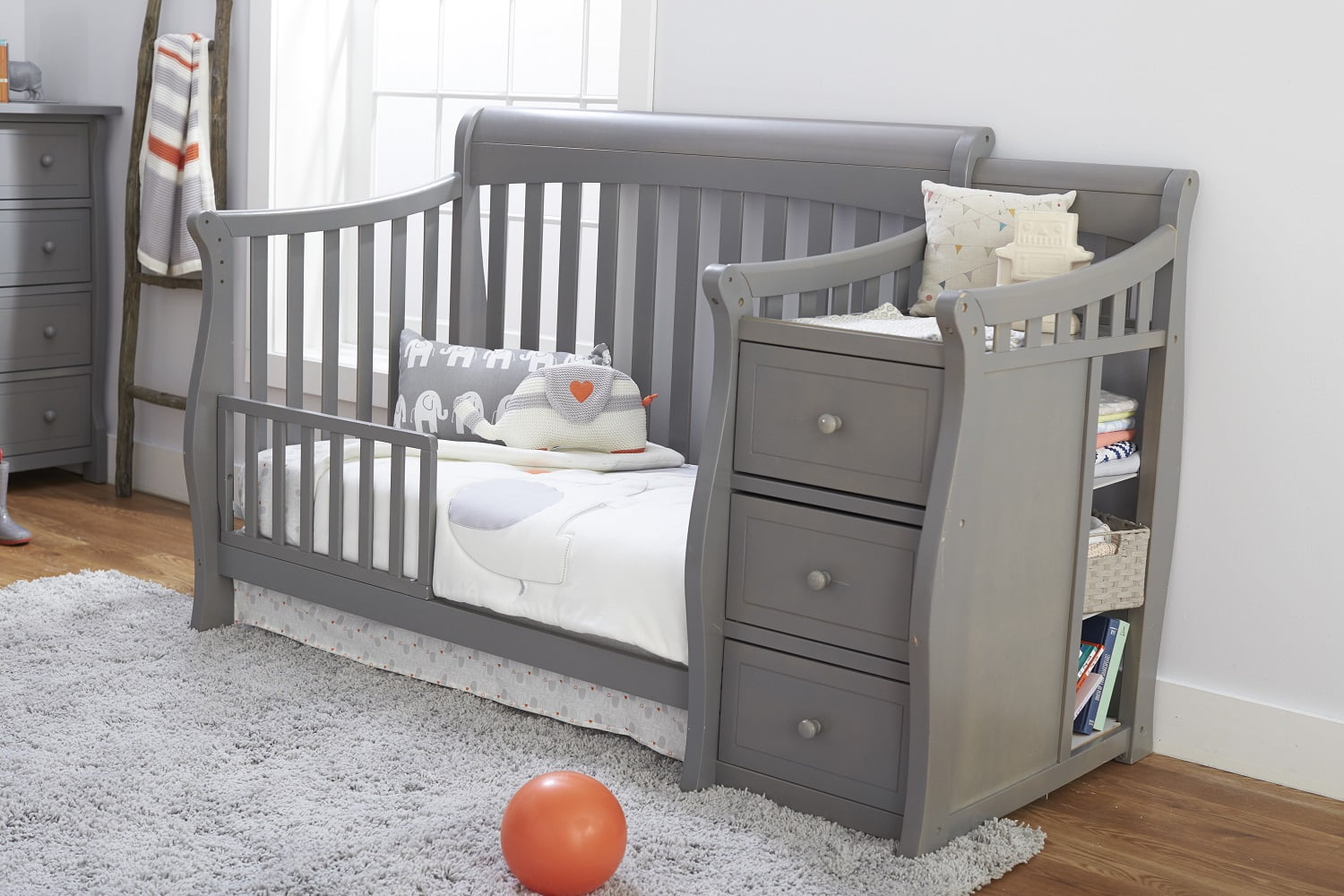 sorelle princeton elite 4 in 1 crib and changer