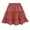 Red, variant on Viikei Summer Skirts for Women Skirts Clearance Sale Skirt Plus Size Summer Casual Bohe High Waist Ruffled Floral Print Beach Short Skirt