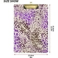 thumbnail image 3 of FMSHPON Leopard Print Clipboard Hardboard Wood Nursing Clip Board and Pull for Standard A4 Letter 13x9 inches, 3 of 8