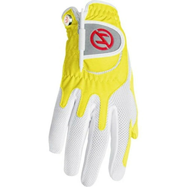 Zero Friction Womens Golf Glove, Right Hand, Universal Fit, Yellow