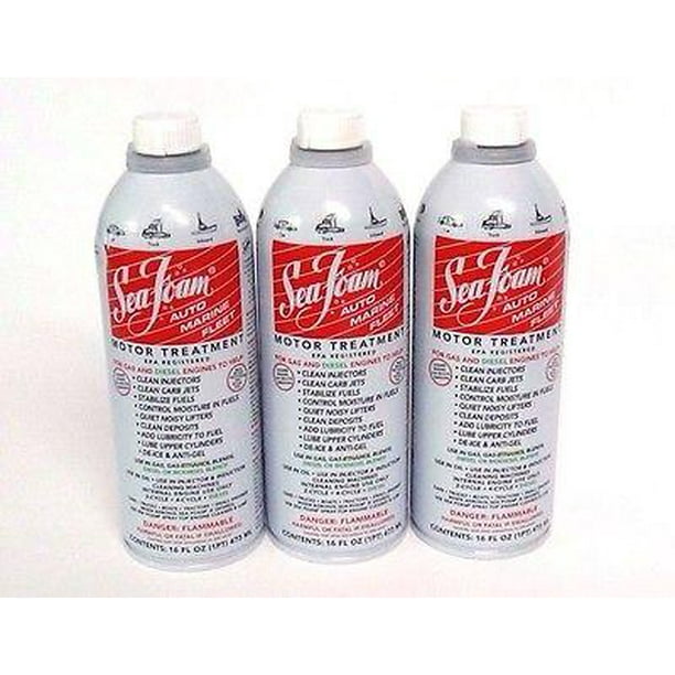 Sea Foam SF16 Motor Treatment Fuel Additive 16 oz. 3 PACK/3CANS