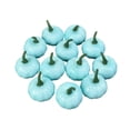 thumbnail image 1 of 12 piezas de calabazas falsas, modelo de verduras artificiales, Mini calabazas de espuma falsas para Halloween, Baby Shower, adorno de otoño para el Azul, 1 of 8