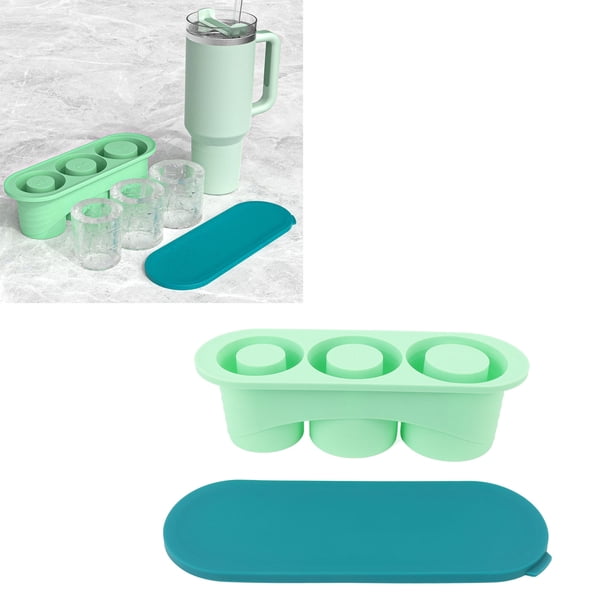 Bandeja Para Cubitos De Hielo, Molde De Hielo Con Tapa Para Vaso De 30oz Y 40oz