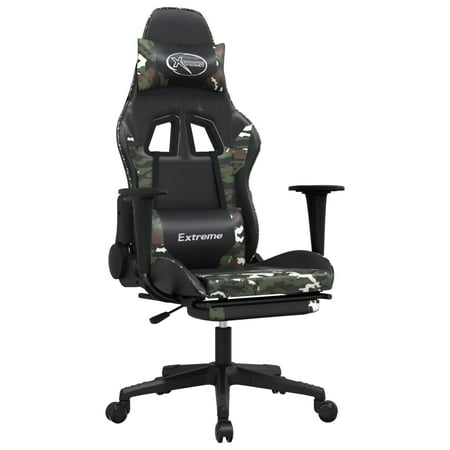 UPC: 8720287144090 | vidaXL Gaming Chair Swivel Massage Gaming Chair with Footrest Faux Leather