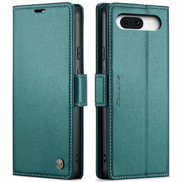 Funda tipo cartera Google Pixel 8A con cierre magnético, RFID, tarjetero, soporte, carga inalámbrica