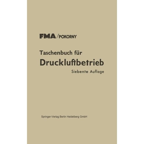Taschenbuch FÃ¼r Druckluftbetrieb, (Paperback)