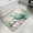 Beige, variant on Teal Sea Turtle Bathroom Rugs Non Slip Washable Bath Mat Absorbent Low Pile Front Door Mat Summer Coastal Coral Ocean Indoor Doormat for Kitchen Entryway Shower Decor Accessories 15.7"x23.6"