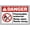 Warning Sign 3, variant on Danger Flammable Vapors Keep Lights and Fire Away No Smoking Sign - 8"x12" Vintage Metal Warning Sign for Home Farm Bar Coffee Shop Club, Chemical Zone, Storage Room