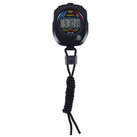 1pc Multi-function Game Stopwatch Match Timer Practical Training Timer (Black)