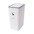 thumbnail image 4 of Cesto de Basura Perfecl Rectangular Gran Capacidad Blanco, 4 of 8