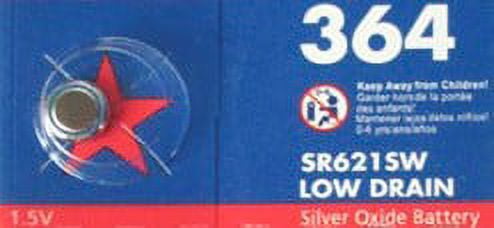 Mercury Free Silver Oxide 364 Battery