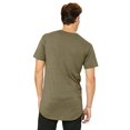 thumbnail image 3 of Bella Canvas Mens-Long Body Tee-3006, 2XL, Heather Olive, 3 of 3