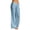 FL106_Sky Blue, variant on Lumtrix Flowy Linen Pants for Women Wide Leg Low Rise Trousers with Elastic Waist Casual Pants with Pockets for Beach Travel Wine 2XL