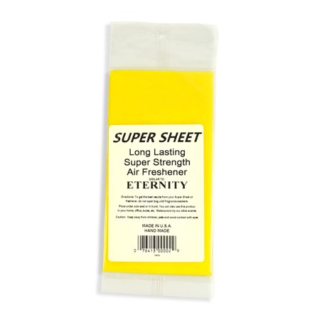 Jenray Super Sheet Small (7.5"x3.75") Under Seat Car Air Freshener (Eternity)
