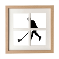 thumbnail image 1 of Sports Hockey Running Physical Education Frame Wall Tabletop Display 4 Openings Picture, 1 of 3