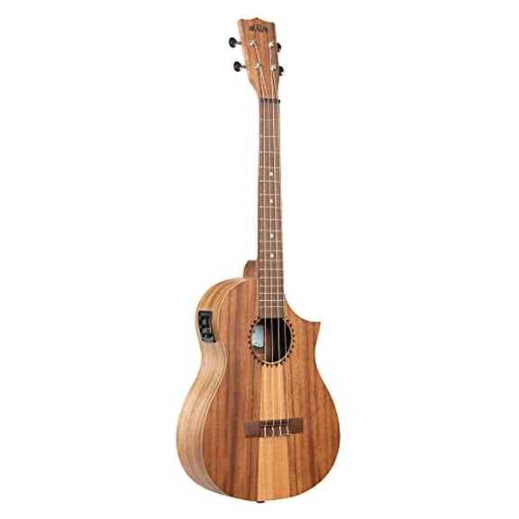 Kala Teak Tri-Top Baritone Acoustic-electric Ukulele - Natural