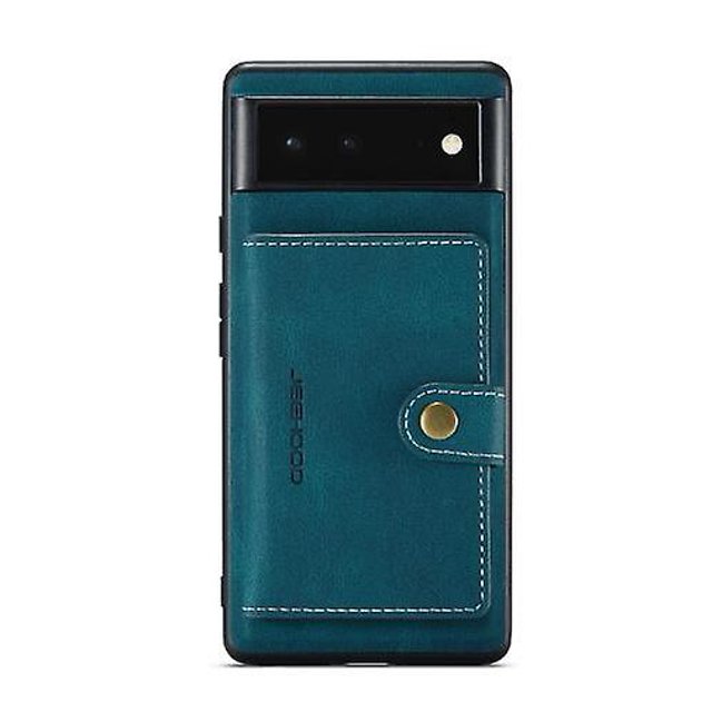 Leather Wallet Case Compatible Google Pixel 7 Pro/ Pixel 7 With Card Holder Slot Magnetic Wallet Case
