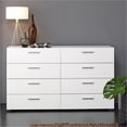 thumbnail image 3 of 8 Drawer Double Dresser in White, 3 of 4