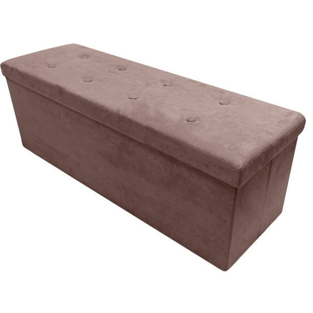 Sorbus Storage Ottoman Bench Collapsible Folding Bench Chest