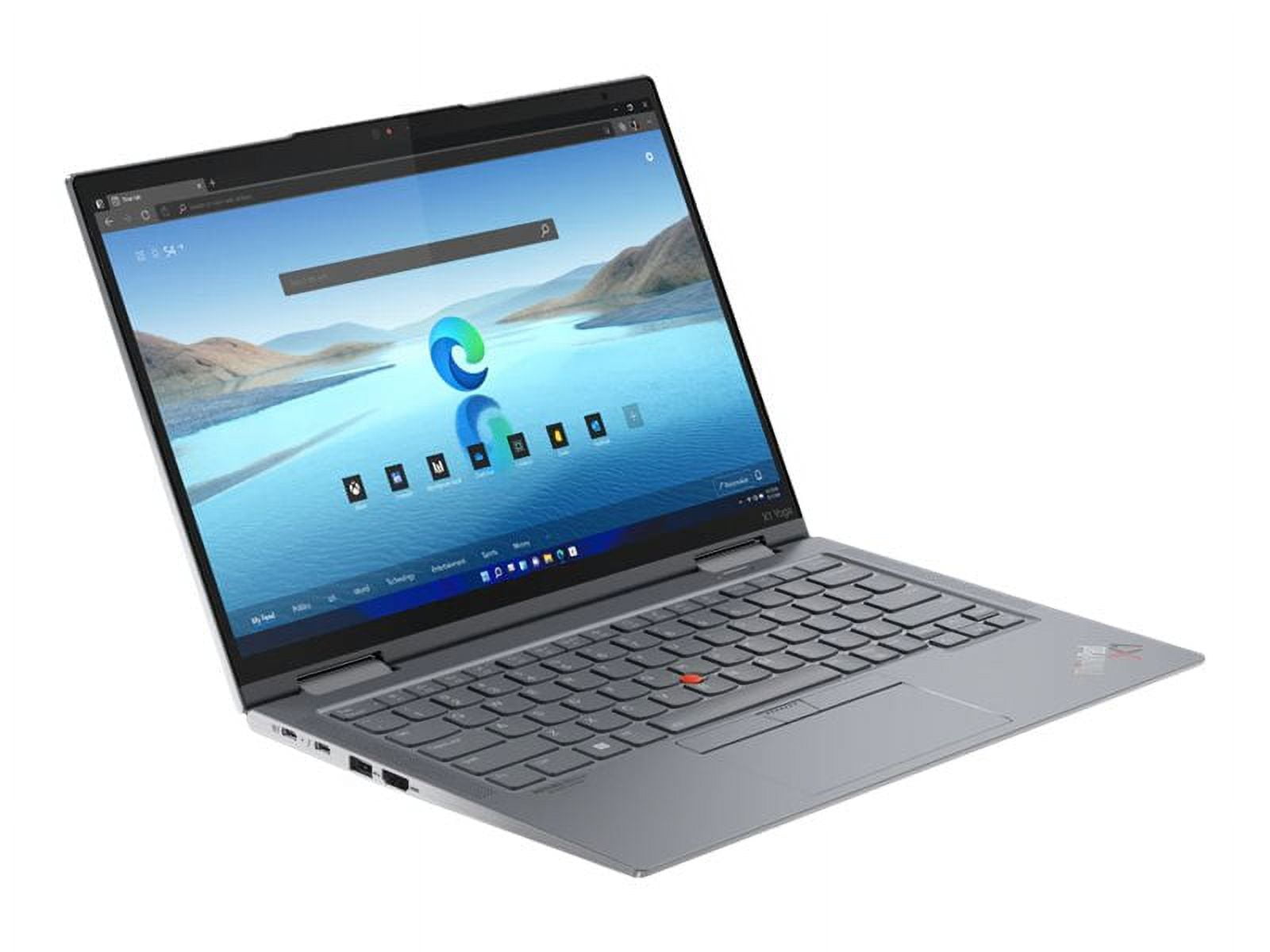 4G LTE OLED Lenovo ThinkPad X1 Yoga Gen 7 - 14" 2-In-1 Touchscreen (3840x2400) Notebook Computer, Intel Core i7-1265U 1.8GHz, 16GB RAM, 512GB SSD, Windows 10 Pro, Fibocom WWAN Mobile Broadband, Pen