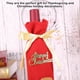 thumbnail image 3 of Funda de encaje para botella de vino de Navidad, funda protectora de Papá Noel, cerveza de Navidad, botella de vino, ropa de lana, bolsa para Kits de decoración para fiestas Muñeco de nieve Toystoory HA068786-02, 3 of 6