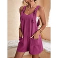 thumbnail image 2 of Women'S Summer Fashionable Short Jumpsuits, Casual Sleeveless Jumpsuits with Pockets  XXL, 2 of 6
