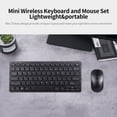 thumbnail image 3 of yeacher KM901 Keyboard Mouse Combo 2.4G Wireless 78 Key Mini Keyboard and Mouse Set Portable Office Combo, 3 of 7
