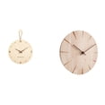 thumbnail image 1 of Reloj de pared decorativo redondo de madera maciza, silencioso, para decoración del hogar, apto para sala de estar, dormitorio, cocina, oficina, regal, 1 of 8