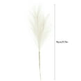 thumbnail image 3 of Specollect Clearance 20Pcs Faux Pampas Grass Decor 17.71in/45cm Tall Artificial Large Pompous Pompas Floral Fluffy Fake Plants Floor Vase Filler for Wedding Kitchen Home Boho Decorations, 3 of 7