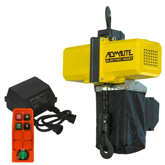 Admalite 1100 lb Mini Electric Chain Hoist with Wireless Remote Control System