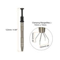 thumbnail image 2 of Uxcell 2pack Stainless Steel 4-Claw Pick up Tool with Diamond Claw Tweezer Grey, 2 of 5