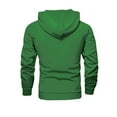 thumbnail image 5 of QHRMKOG Sweat Suits Men Solid Color Long Sleeve Hoohed Sweatshirt and Sweatpants Fashion Tracksuits with Pockets Athletic Fit Set Green M, 5 of 6