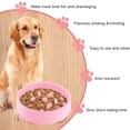 thumbnail image 3 of Cuenco de alimentación lenta para perros, diseño antideslizante de alimentación lenta, divertido cuenco interactivo para gatos y perros, promueve una alimentación saludable y una digestión lenta rosa, 3 of 8