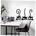thumbnail image 2 of Adhesivos de pared de gatos divertidos de tres animales, pegatinas de pared de PVC para el hogar y el dormitorio, decoración artesanal, pegatinas de pared 3D extraíbles, 2 of 5