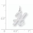 thumbnail image 2 of Pendentif Charme Collier Monogramme Initiale Lettre H en Argent Sterling 925, 2 of 6