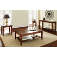 thumbnail image 4 of Davenport Slate inlay Sofa Table with brown cherry wood, 4 of 5