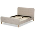 thumbnail image 4 of Baxton Studio Samson Upholstered Full Platform Bed in Light Beige, 4 of 7