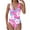Multicolor#12, variant on WNYEIME One Piece Swimsuits for Women Cute Summer Floral Print Deep V Neck Beach Push up Padded Bikini Sets Backless Tummy Control High Waist Bathing Suit Swimwear Multicolor#16 M