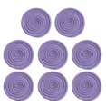 thumbnail image 1 of Hyasfey 8Pcs Cotton Woven Drink Coasters Absorbent Coasters for Coffee Table Braided Coasters Heat-Resistant Table Protection Mat for All Cups, 1 of 8