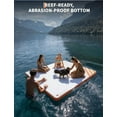 thumbnail image 5 of Inflatable Floating Dock Air Dock Platform 6ft/8ft/10ft Non-Slip Inflatable Water Swim Mat Floating Island Raft for Pool Lake Beach Ocean Fishing Relaxing, 5 of 6
