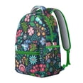 thumbnail image 2 of "Flowers & Sunflower Backpack - Stylish School Bag for Women, Large Capacity, Laptop Compartment, Water-Resistant, Comfortable Shoulder Straps", 2 of 6
