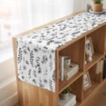 thumbnail image 6 of Table Runners 72 Inches Long Dress Scarves, Grey Spring Floral Farmhouse Kitchen Table Runner, Coffee Tablerunners, Flowers Botanical Elegant Pastoral 13x72 Inch, 6 of 9