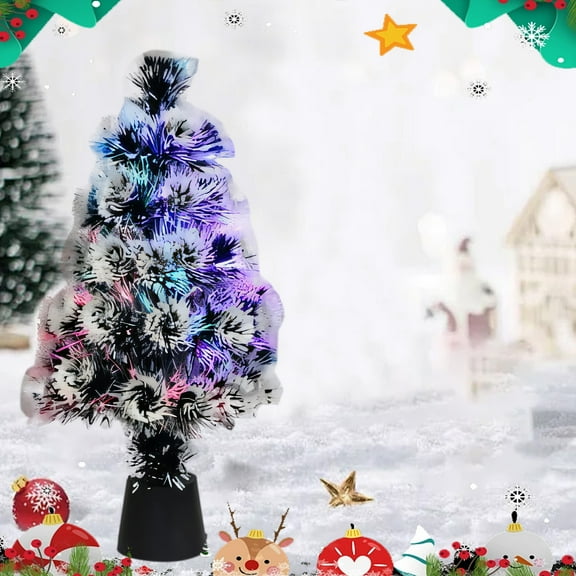 sruoe Christmas Tree, Christmas Trees Artificial Trees, Christmas Fiber Optic Tree, Realistic, Topiary, Classic Christmas Tree for Christmas Day