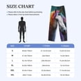 thumbnail image 4 of Naloa Colorful Haired White Horse Pajama Pants Men, PJ Bottoms, Sleep & Lounge Pants-Medium, 4 of 6