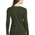 thumbnail image 2 of Eddie Bauer Ladies' Long Sleeve Tee 2-pack, Green/Desert Rose XS, 2 of 4